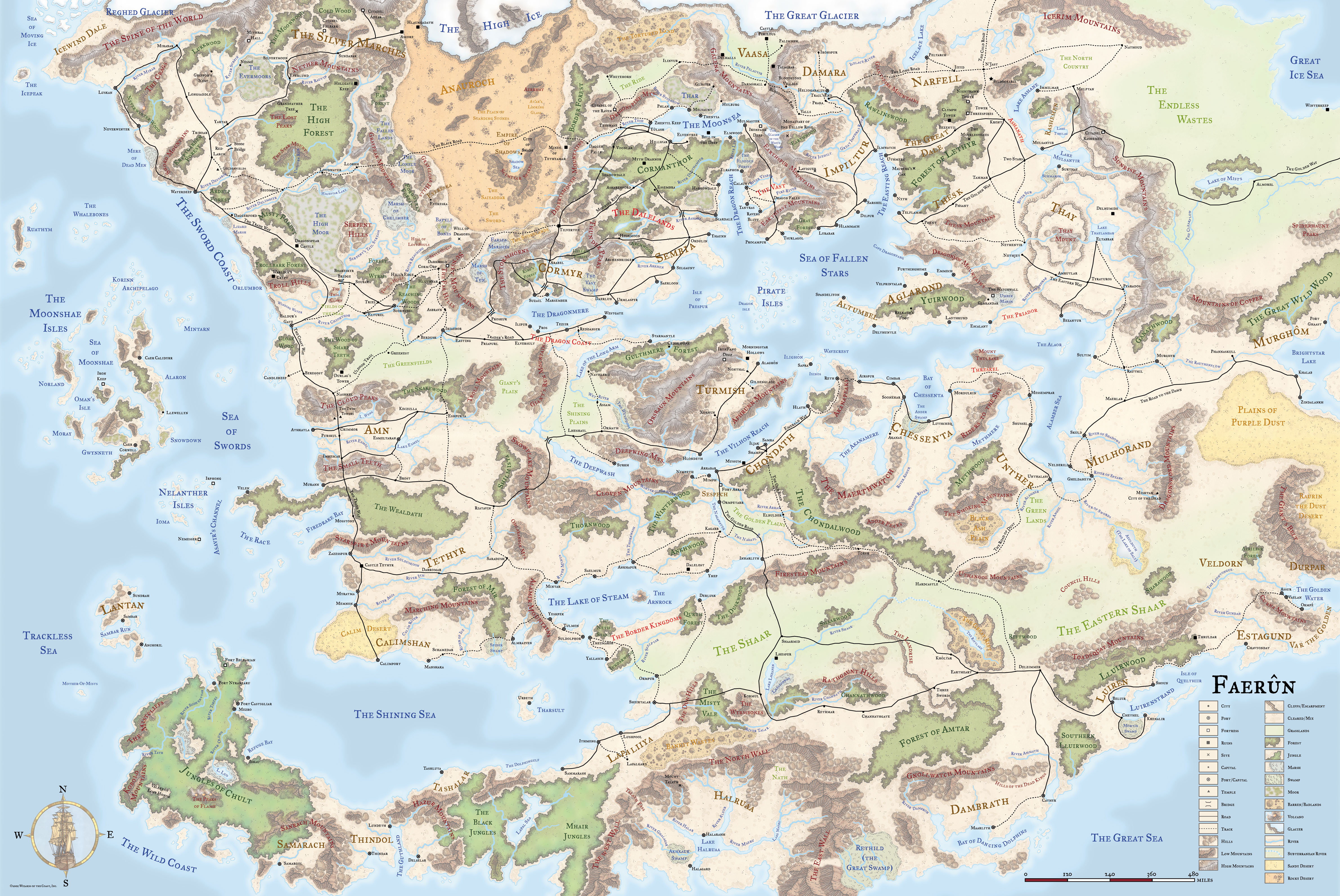 Carte du monde